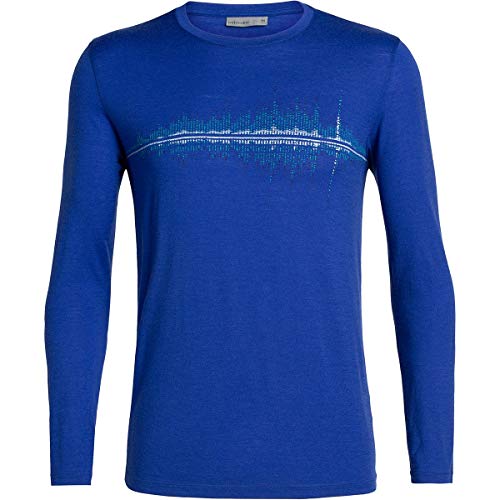 Купить Термокофта Icebreaker Men's Tech Lite Long Sleeve Crewe Snow Wave арт. 104729 в Киеве по лучшей цене с доставкой в Украине | Магазин NORTHWALL